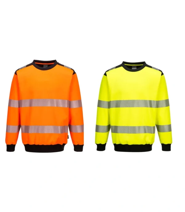Portwest PW379 - PW3 Hi-Vis Crew Neck Sweatshirt
